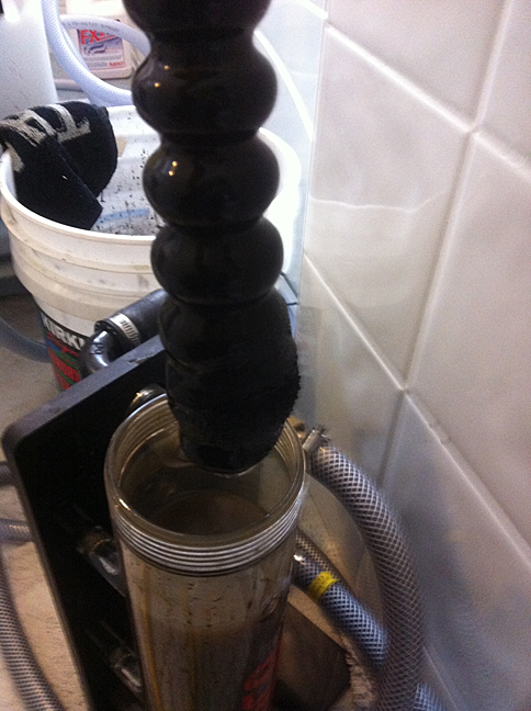 Radiator Sludge collected on CombiMag